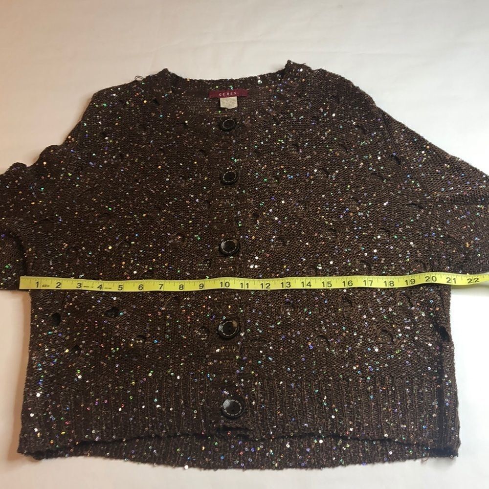 Ceres woman’s sequenced button up overlay - Picture 6 of 8